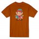 Lovely Christmas elf holding gift Men Orange, Texas T-shirt