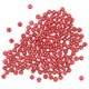 Glass pearl beads red