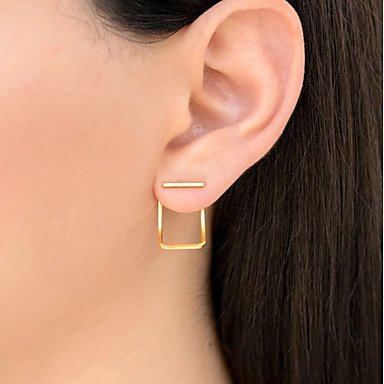 Female Stud Earrings Jacket Women Earrings Jewelry Alloy