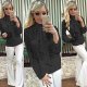 Fashion new women shirt lace SexyT shirt casual long-sleeved shirt