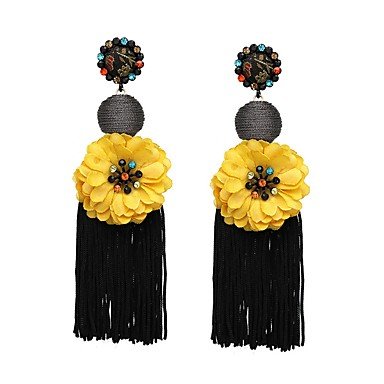 Female earrings retro style tassel women fashion simple earrings jewelry