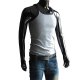 Male sports cotton vest large size, solid color