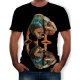 Men T-shirt, 3D, animal print round neck