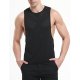 Men sports vest, solid color, sleeveless