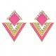 Women fashion crystal earrings fashion jewelry lucky