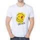 Men casual, daily sports and leisure business, elegant large size slim t-shirt, solid color, graphics, letter printed round neck