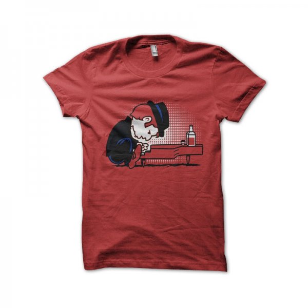 Red cartoon T-shirt