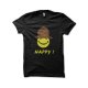 Happy black T-shirt