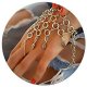 Bracelet handmade palm adjustable harness women jewelry with rings