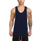 Men vest, solid color round neck, sleeveless