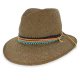 Twisted Toyo Straw Fedora Hat