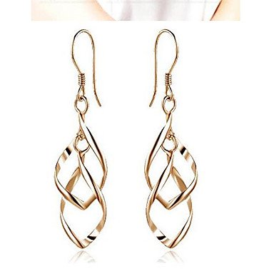 Women 3D circle earrings, fashion steel applicable