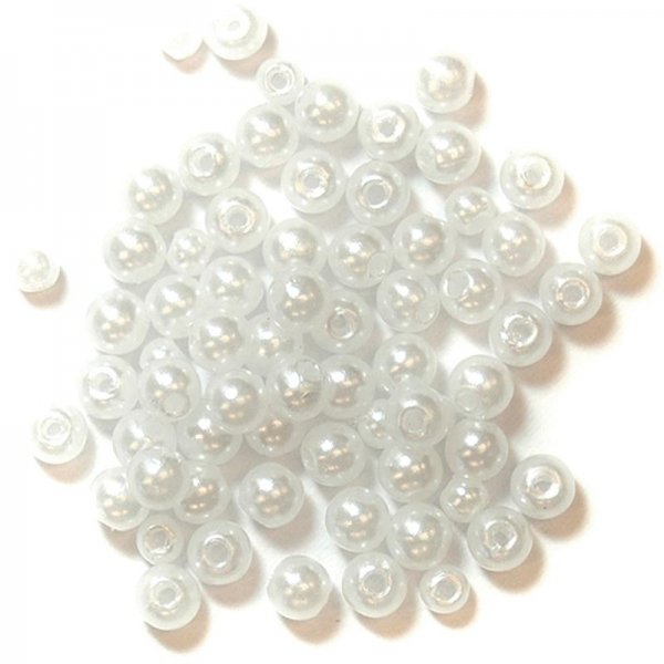 White Pearl bead 4 mm 7 g