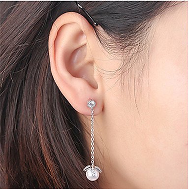 Female zircon earrings flower female simple fashion earrings jewelry