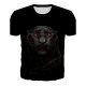 Men Casual, Daily Basic, T-Shirt, 3D, Graphics, Animal Print