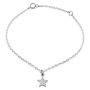 Star charm anklet