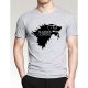 Men daily wear T-shirt, graphic round neck, short sleeves