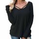 Women Long Sleeve Hooded Casual Loose Women Sweater Jacket T-Shirt