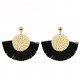 Female earrings earrings fan fringed woven female tassel earrings jewelry