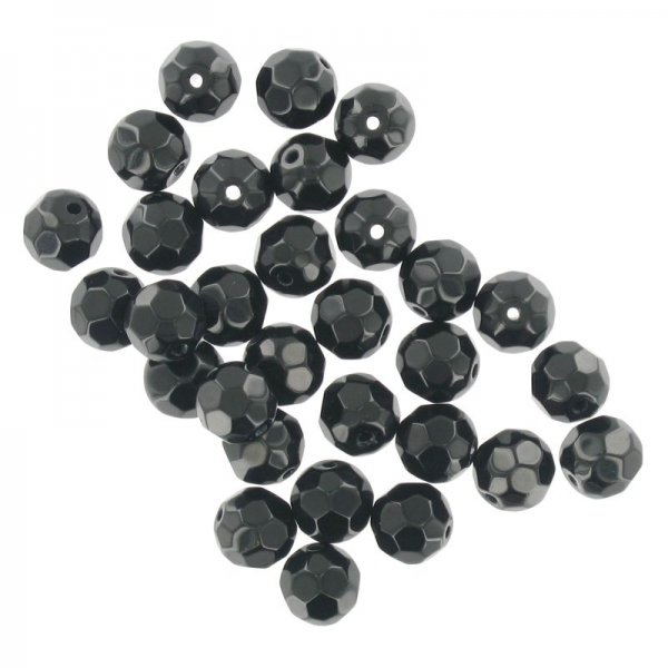 Circular beads crystal beads black hole 2 mm