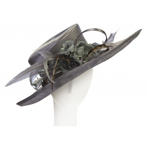 Sinamay Wide Brim Dress Hat