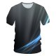 Men daily clothing chic, T-shirt, color block, 3D, graphic print round neck, short sleeves