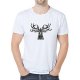 Men casual, everyday sports and leisure retro, elegant large size slim t-shirt, graphics, animal, print round neck, short sleeve