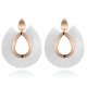 Female Earrings Fan Earrings Tassel Women Retro Fashion Earrings Jewelry, Alloy