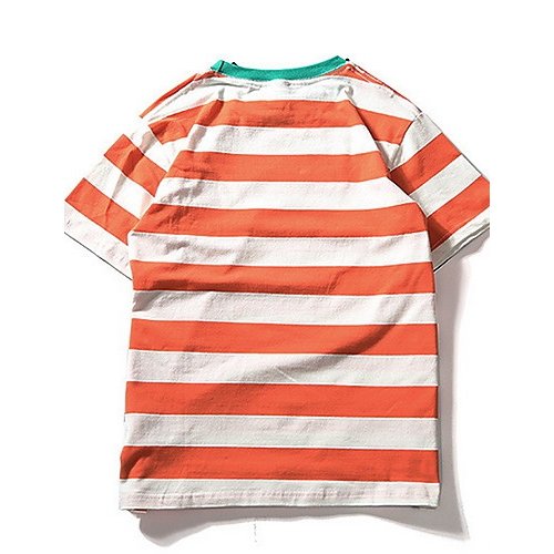 Women basic T-shirt, striped