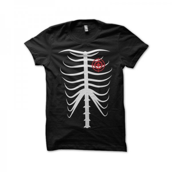 Deadly Strike Skeleton Chest T-Shirt