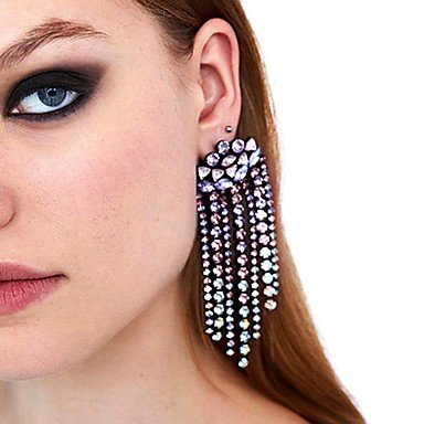 Female earrings long water earrings jewelry