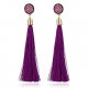 Women earrings hanging earrings tassels long rose flower women fashion earrings jewelry