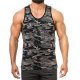 Men basic cotton vest, color prints, sleeveless