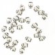 Silver barrel beads 5mm packet 25