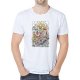 Men rock, slim t-shirt, graphics, animals, print round neck