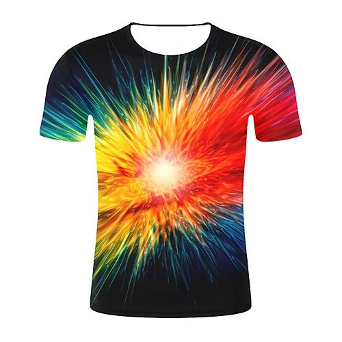 Men T-shirt, Galaxy, round neck