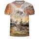 Men Casual Basic T-Shirt, Animal Printed Round Neck, Short Sleeve