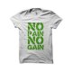 No pain no gain green black T-shirt