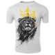 Men daily basic T-shirt, 3D round neck, short sleeves