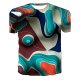 Men Daily T-Shirt, 3D Round Neck, Short Sleeve