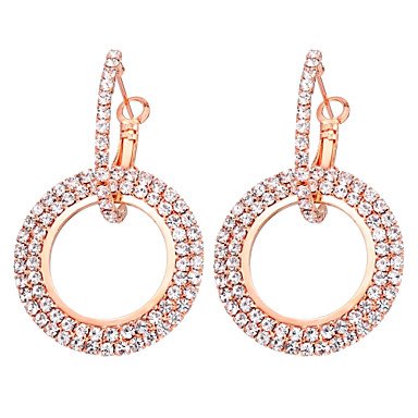 Female earrings, classic ladies unique design water earrings jewelry alloy